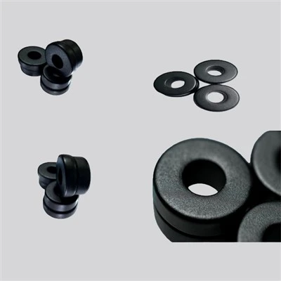 Ímãs de anel com revestimento epóxi preto